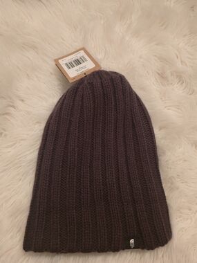NWT - The North Face Ribbed Beanie - Dark Purple